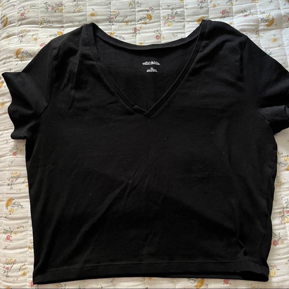 Black Crop Top